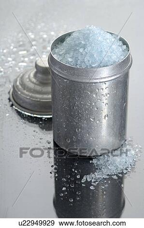 Stock Photo - Men's Spa: Bath salts. Fotosearch