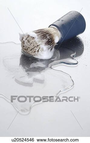 Stock Photograph - Men's Spa: Shaving brush. Fotosearch
