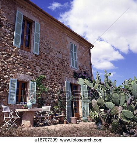 Mediterranean style house View Large Photo Image Stock Photo - Mediterranean style house. Fotosearch