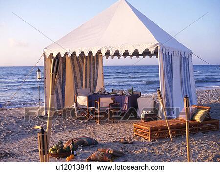 Gazebo tent at the sea View Large Photo Image Stock Image - Gazebo tent at the sea. Fotosearch
