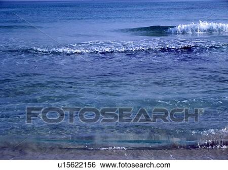 Sea water and breaking waves View Large Photo Image Stock Photograph - Sea water and breaking waves. Fotosearch