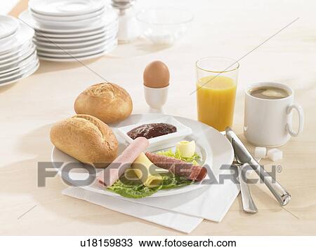 Stock Image - Continental Breakfast. Fotosearch