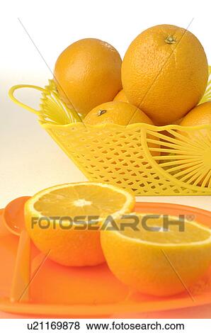 Stock Photo - sliced oranges. Fotosearch