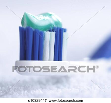Stock Photo - tooth-brush toothpaste. Fotosearch