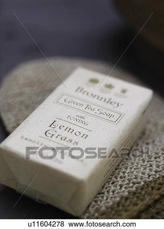 Stock Photo - lemon grass soap. Fotosearch
