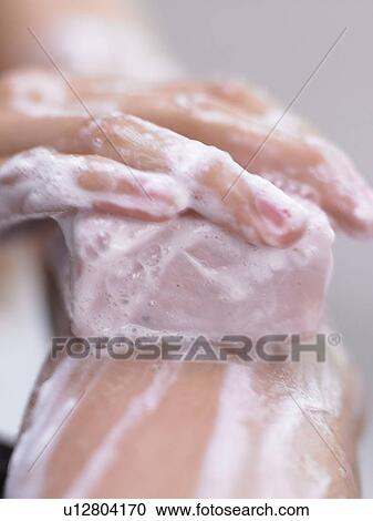 Stock Image - soap foam. Fotosearch