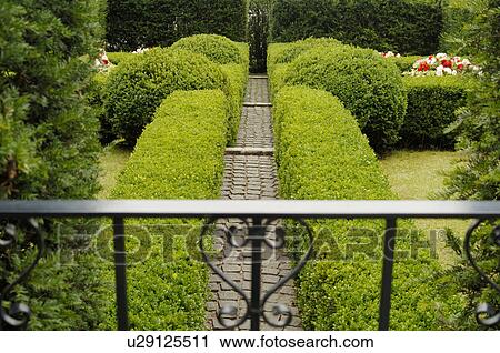 geometric garden View Large Photo Image Stock Image - geometric garden. Fotosearch