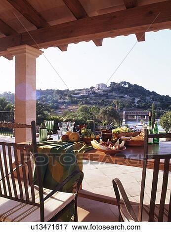 mediterranean terrace View Large Photo Image Stock Photo - mediterranean terrace. Fotosearch