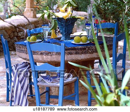 mediterrean table setting View Large Photo Image Stock Photo - mediterrean table setting. Fotosearch