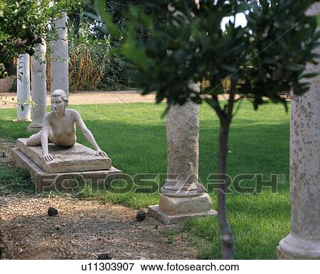 sculptures in the garden View Large Photo Image Stock Photo - sculptures in the garden. Fotosearch