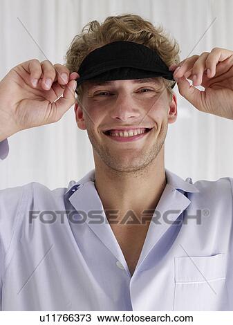 young man in blue pyjamas View Large Photo Image Stock Image - young man in blue pyjamas. Fotosearch