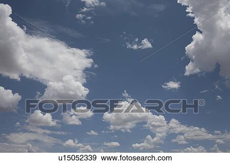 Stock Photo - Blue sky with clouds. Fotosearch