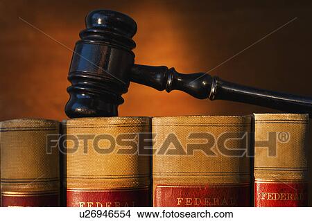 Close-up of gavel on lawyer books View Large Photo Image Picture - Close-up of gavel on lawyer books. Fotosearch