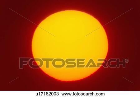 Close-up of large red sun View Large Photo Image Stock Image - Close-up of large red sun. Fotosearch