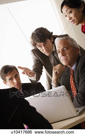 People at business meeting View Large Photo Image Stock Photograph - People at business meeting. Fotosearch
