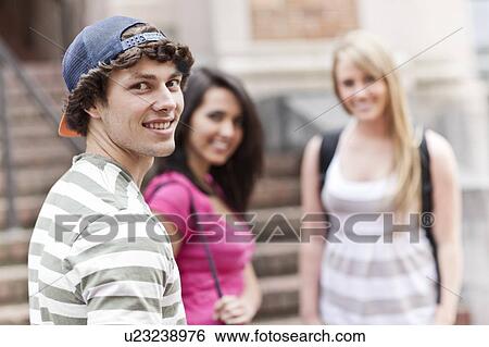 Portrait of college students View Large Photo Image Stock Photograph - Portrait of college students. Fotosearch