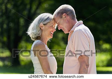 Picture - Portrait of happy senior couple. Fotosearch