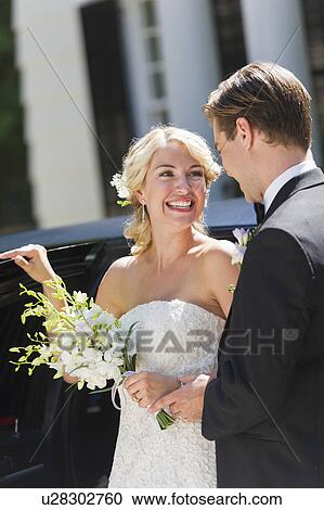 Stock Image - Portrait of married couple. Fotosearch
