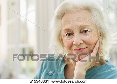 Portrait of senior woman View Large Photo Image Stock Image - Portrait of senior woman. Fotosearch