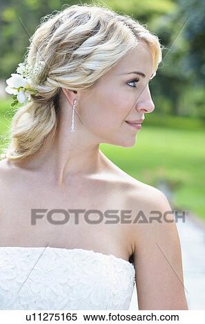 Portrait of smiling bride View Large Photo Image Stock Photography - Portrait of smiling bride. Fotosearch