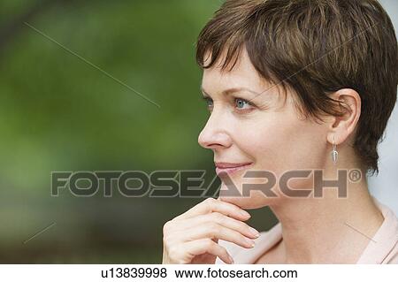profile of mature woman View Large Photo Image Stock Photo - profile of mature woman. Fotosearch