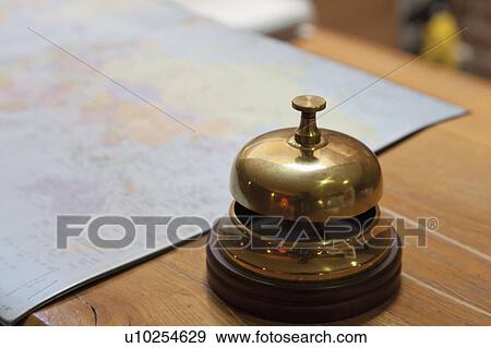 Stock Photo - Service bell on desk. Fotosearch