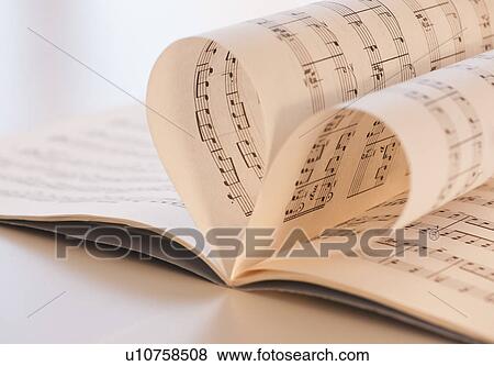 Stock Photo - Sheet music, studio shot. Fotosearch