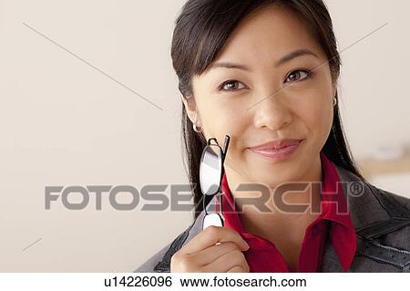 Studio portrait of businesswoman View Large Photo Image Stock Photograph - Studio portrait of businesswoman. Fotosearch
