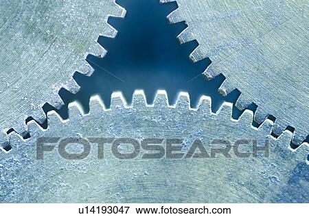 Stock Photo - Studio shot of cog wheels. Fotosearch