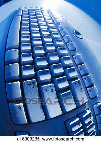 Stock Photography - Studio shot of computer keyboard. Fotosearch