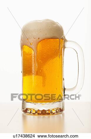 Studio shot of glass of beer View Large Photo Image Picture - Studio shot of glass of beer. Fotosearch