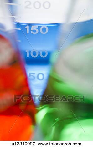 Studio shot of laboratory beakers View Large Photo Image Stock Photo - Studio shot of laboratory beakers. Fotosearch