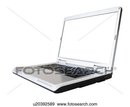 Stock Photo - Studio shot of laptop. Fotosearch