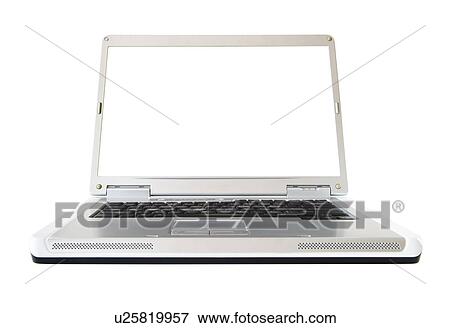 Stock Photo - Studio shot of laptop. Fotosearch