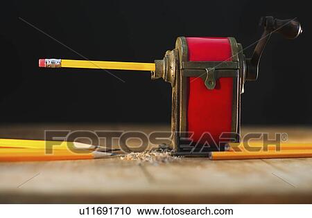Studio shot of pencil sharpener View Large Photo Image Stock Image - Studio shot of pencil sharpener. Fotosearch