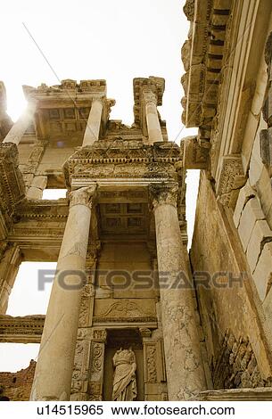 Stock Photography - Turkey, Ephesus, ruins of Celsus Library. Fotosearch