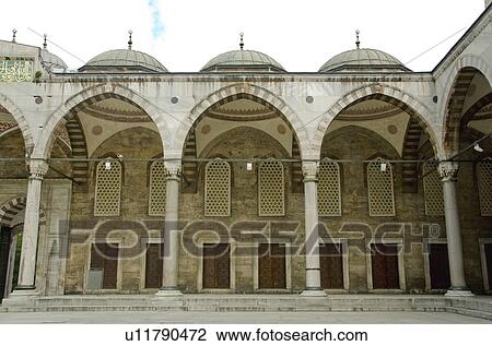 Stock Image - Turkey, Istanbul, Suleymaniye Mosque. Fotosearch