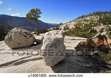 USA, California, Tioga Pass, Granite boulders View Large Photo Image Stock Photography - USA, California, Tioga Pass, Granite boulders. Fotosearch