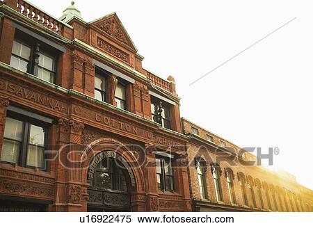 USA, Georgia, Savannah, Old Savannah Cotton Exchange View Large Photo Image Stock Photography - USA, Georgia, Savannah, Old Savannah Cotton Exchange. Fotosearch