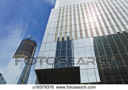 USA, New York, New York City, Lower Manhattan, Ground Zero, Freedom Tower View Large Photo Image Stock Photograph - USA, New York, New York City, Lower Manhattan, Ground Zero, Freedom Tower . Fotosearch