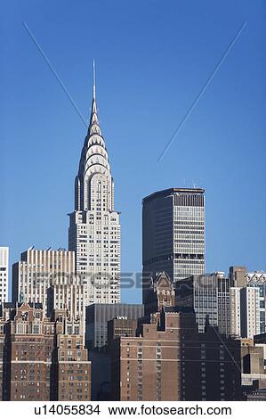 Picture - USA, New York State, New York City, Manhattan, Chrysler Building. Fotosearch