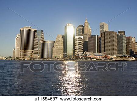 USA, New York State, New York City, Manhattan, Skyscrapers of Manhattan View Large Photo Image Stock Photo - USA, New York State, New York City, Manhattan, Skyscrapers of Manhattan. Fotosearch