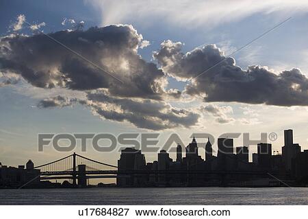 Stock Photo - USA, New York State, New York City, Manhattan, Skyscrapers of Manhattan. Fotosearch