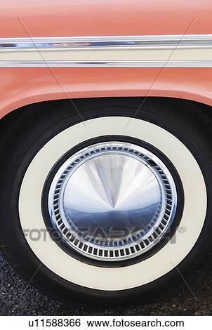 USA, New York State, New York City, Close-up of tire of antique car View Large Photo Image Stock Photograph - USA, New York State, New York City, Close-up of tire of antique car. Fotosearch