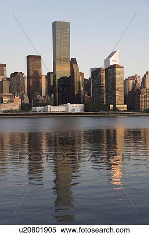 Stock Photography - USA, New York State, New York City, Manhattan, Skyscrapers of Manhattan. Fotosearch