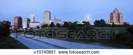 USA, Ohio, Akron, Skyline at dusk View Large Photo Image Stock Image - USA, Ohio, Akron, Skyline at dusk. Fotosearch