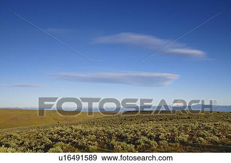 USA, Oregon, Desert landscape View Large Photo Image Stock Photo - USA, Oregon, Desert landscape. Fotosearch