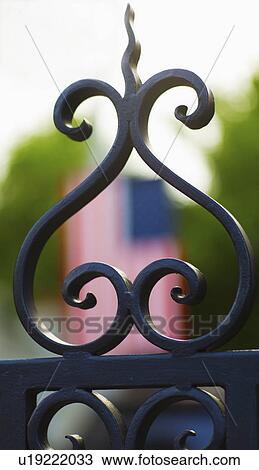 USA, South Carolina, Charleston, Close up of ornate detail of iron gate View Large Photo Image Stock Image - USA, South Carolina, Charleston, Close up of ornate detail of iron gate. Fotosearch