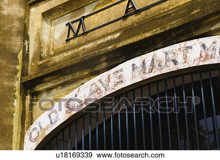 Stock Photo - USA, South Carolina, Charleston, Close up of gate of old slave market. Fotosearch
