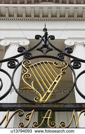 Stock Image - USA, South Carolina, Charleston, Detail of ornate iron gate. Fotosearch